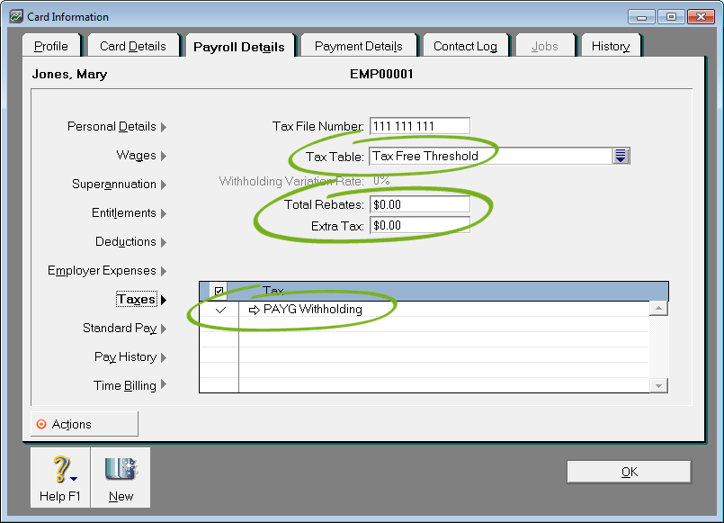 Troubleshooting PAYG tax tables (Australia only) Support Notes MYOB